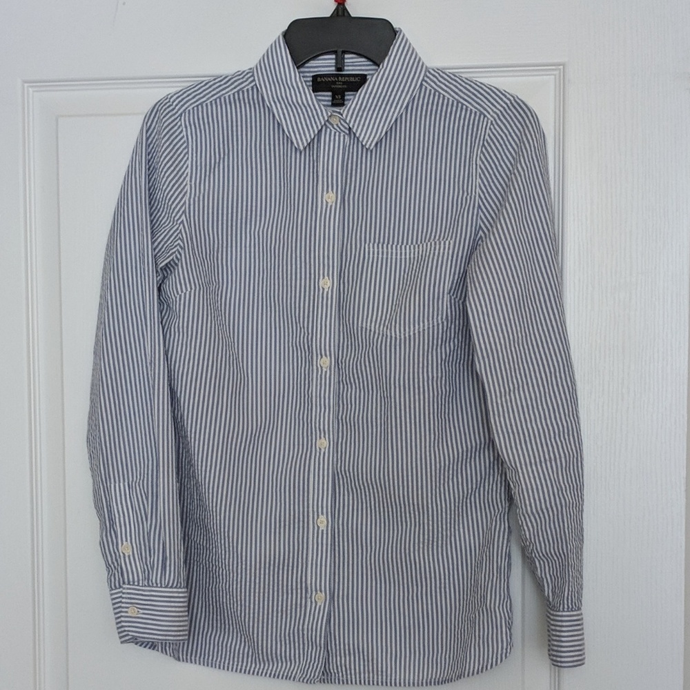 Banana Republic Seersucker Shirt